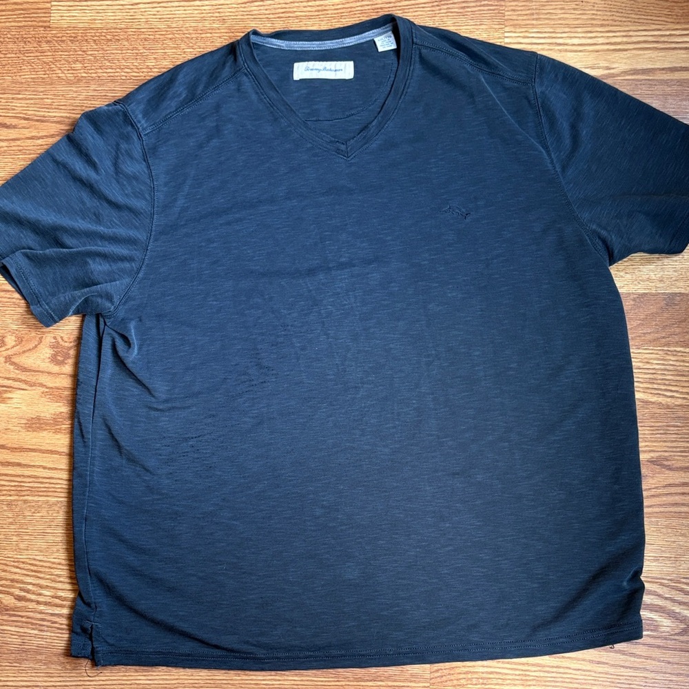 Tommy Bahama Dark Blue V-Neck Men's Tee